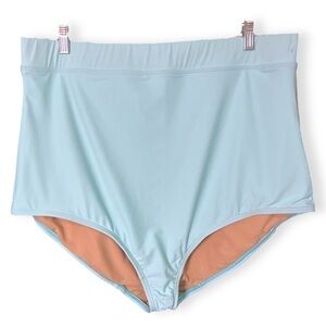 NWT Cacique Minty Blue High Rise Bikini Bottoms